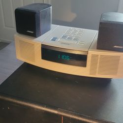 BOSE WAVE CD/RADIO with REMOTE and ACOUSTIMASS SUBWOOFER SPEAKER SYSTEM 
