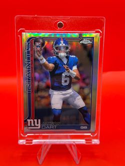 2025 Jaxson Dart Topps chrome refractor rookie card🔥