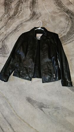 Womens leathers jacket size s/m