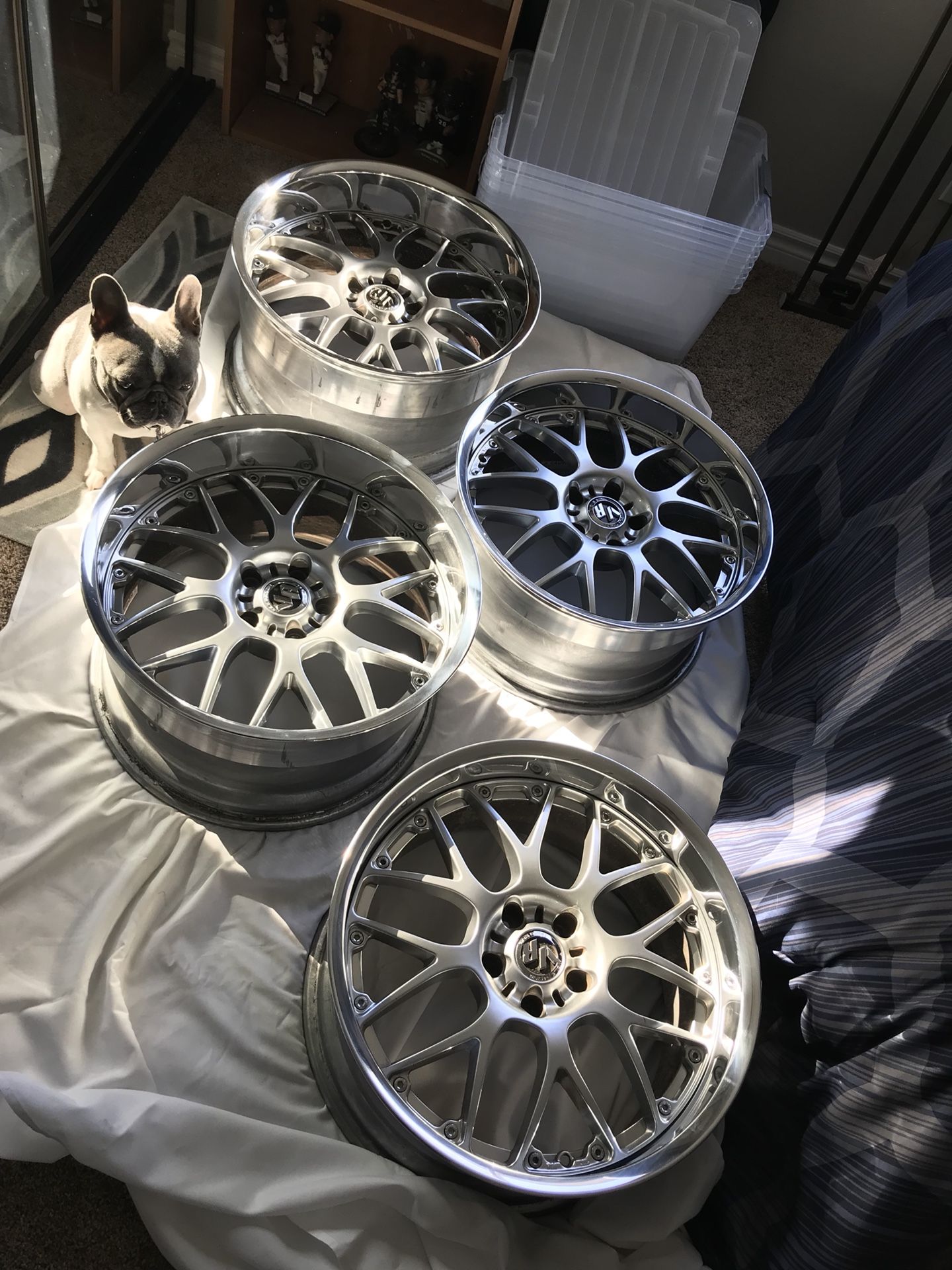 Volk Sf Winning wheels 19x9.5 +19 19x10.5 +17 *RARE* WITH TIRES!