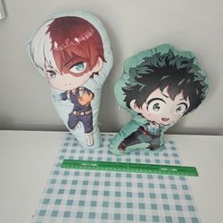 My Hero Academia Pillows Todoroki Shoto And Deku 