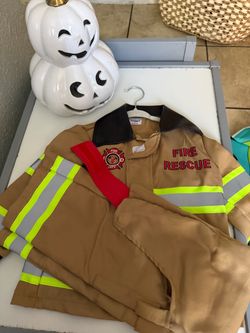 Fire rescue costume for child