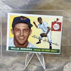 1955 Topps - Willie Miranda - #154  Baseball Card 