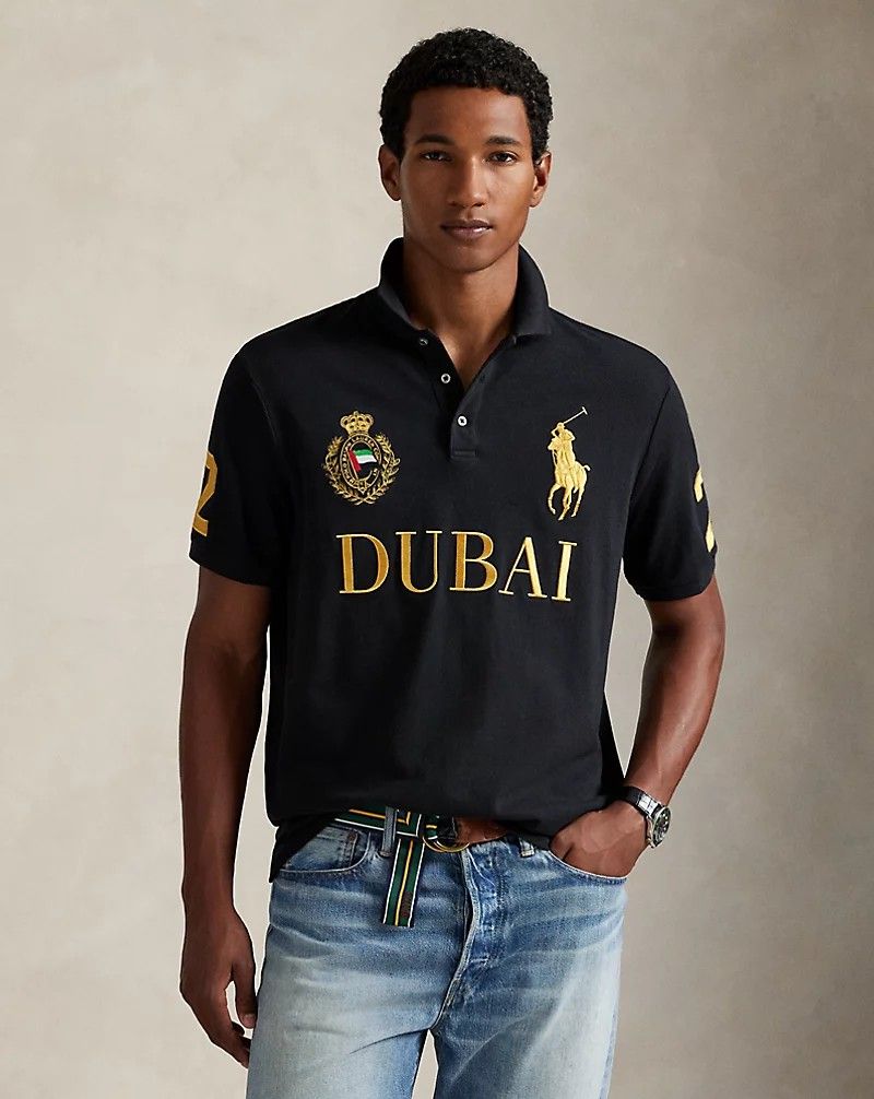 Ralph Lauren Classic Fit Dubai Mesh Polo Shirt (Medium)