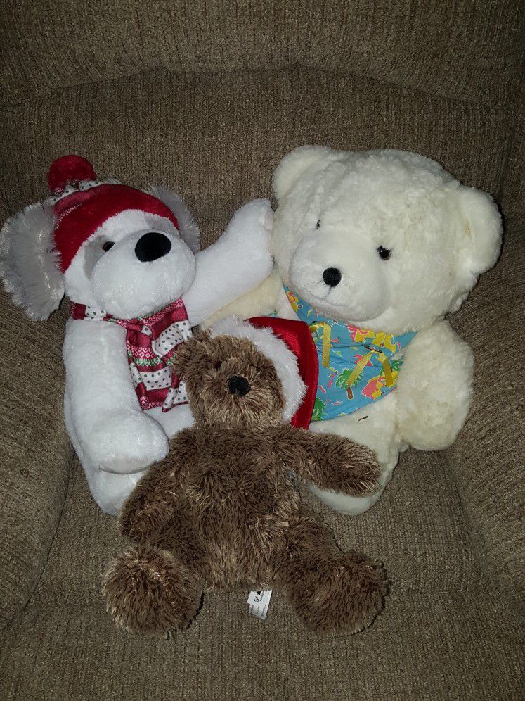 Stuffed huggable teddy bears