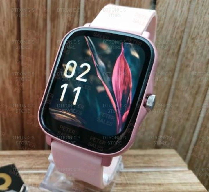 NEW PINK BLUETOOTH SMARTWATCH COMPATIBLE WITH IPHONE OR ANDROID
