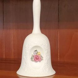Floral Porcelain Bell