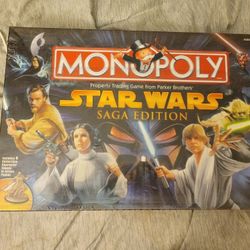 Star Wars Saga Edition Monopoly Sealed 