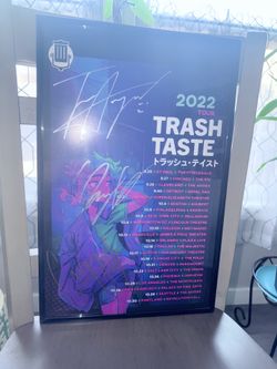 Signed Trash Taste 2022 Tour Poster All 3 Hosts (No Trades)