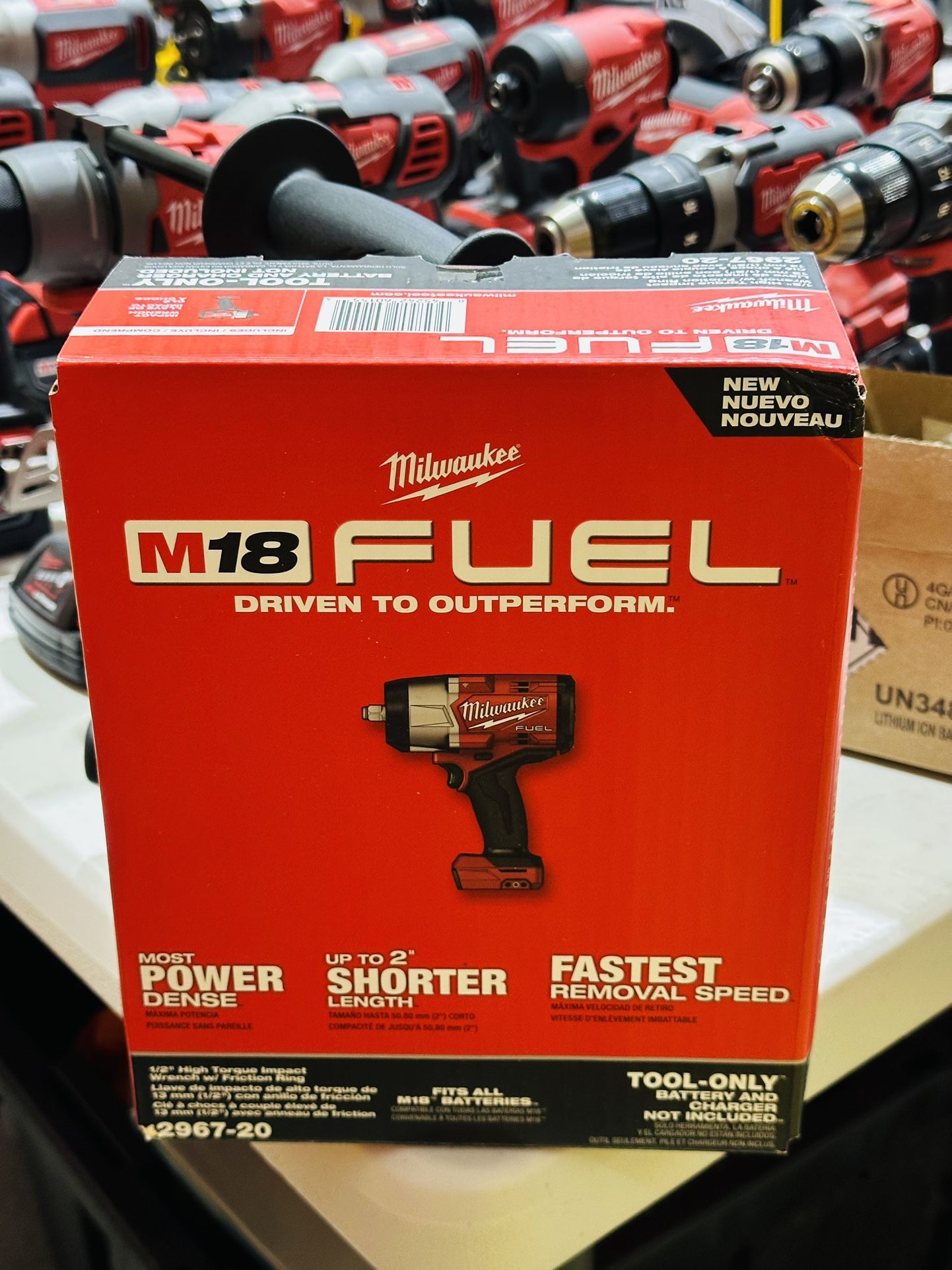 Milwaukee M18 FUEL 18V Lithium-Ion Brushless Cordless 1/2 in. Impact Wrench with Friction Ring (Tool-Only)