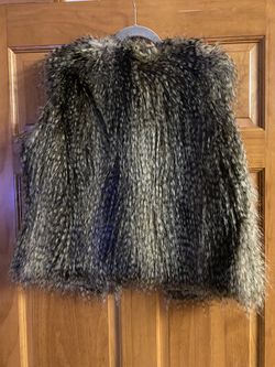 Express Faux Fur Vest- perfect for Fall! Thumbnail