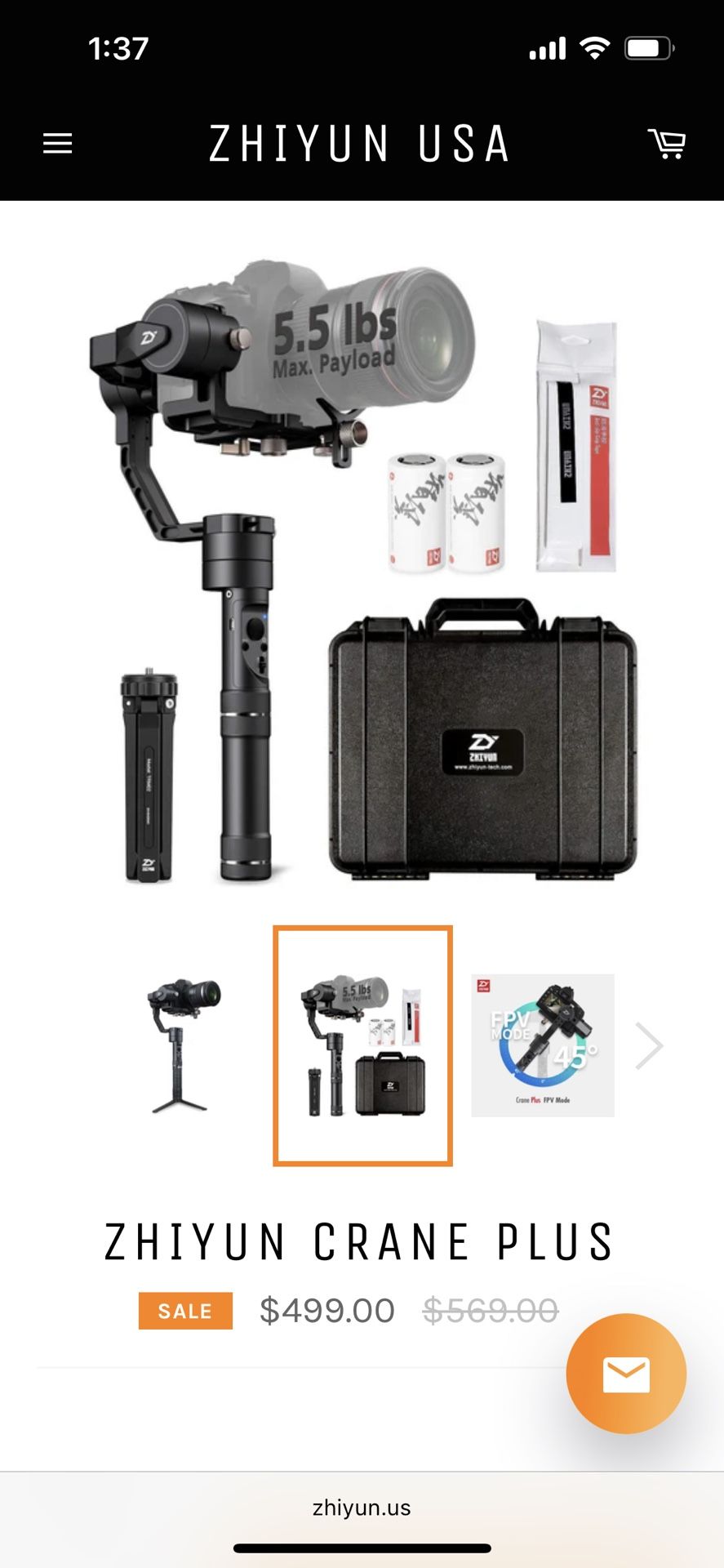 ZHIYUN CRANE PLUS -Camera Gimbal 