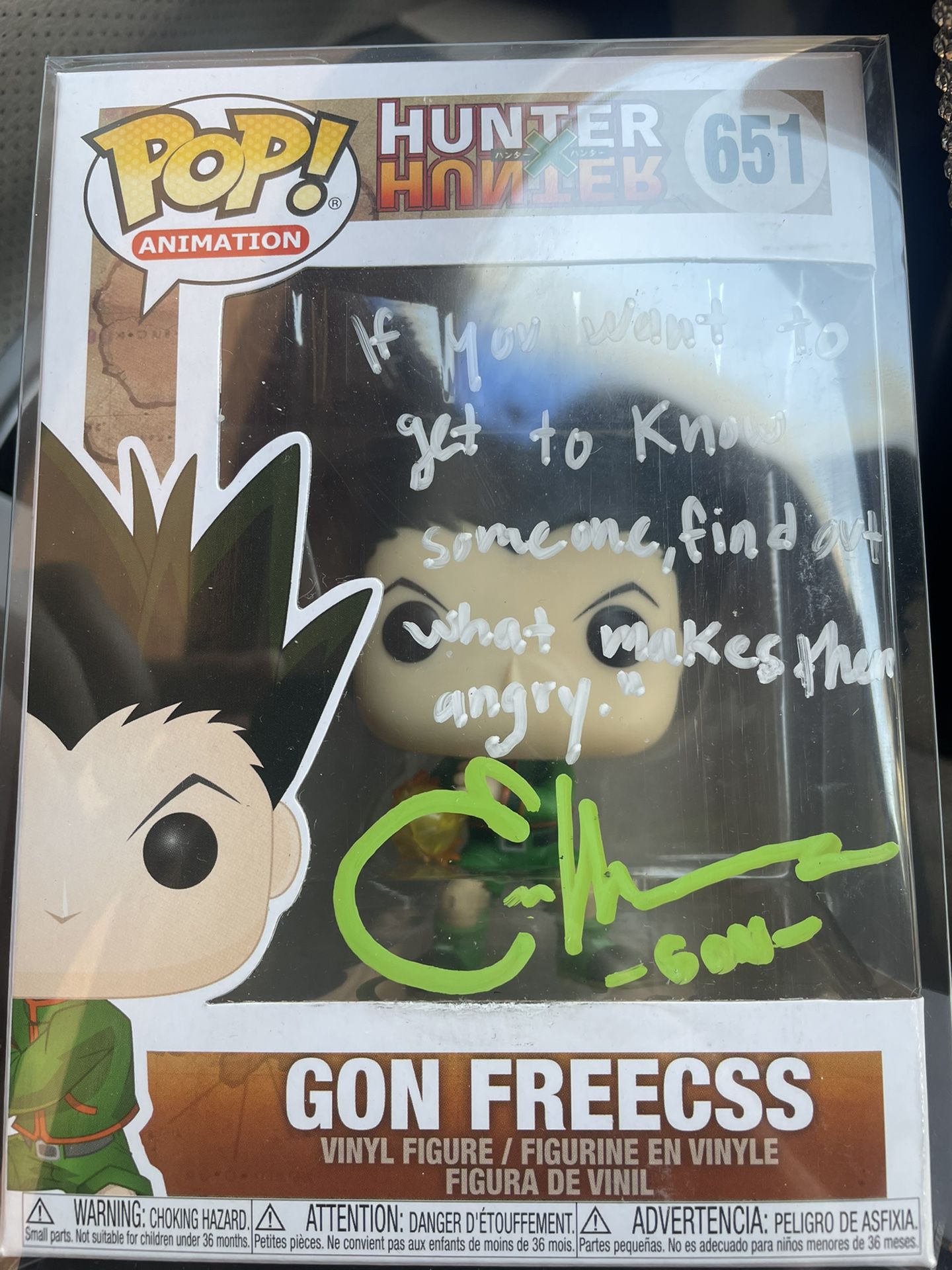 Signed Gon Freecs Funko Pop for Sale in Long Beach, CA - OfferUp