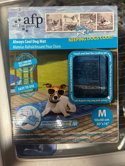 AFP All For Paws Always Cool Dog Mat Medium 20”x16” each