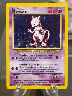 Mewtwo - Base Set Unlimited - Holo 10/102