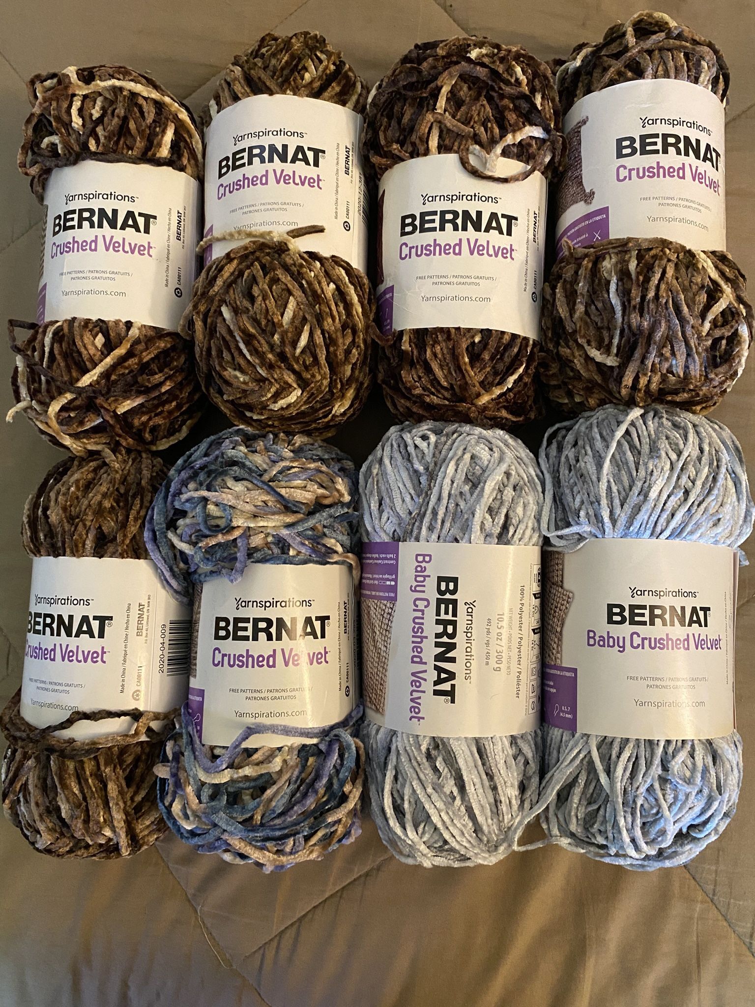 Bernat velvet Yarn