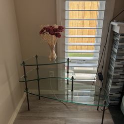 Glass Side Table- Great Condition And NEED GONE