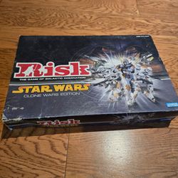 Risk Star Wars Clone Wars Edition Board Game 2005 Parker Brothers Complete Unpunched