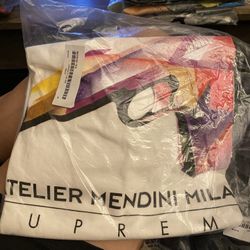 Supreme Mendini Tee White  Size M