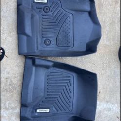 Chevy Crew Cab Rubber Mats  2015-2019