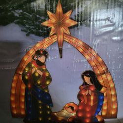LED nativity scene