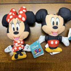 Mini Mickey And Minni Plush 