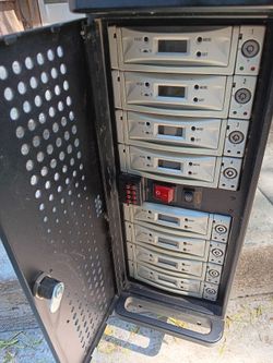 8 bay hotswap sata raid hard drive remote storage
