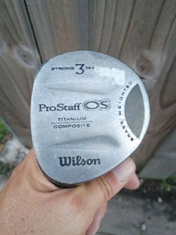 left handed Wilson ProStaff OS 3 Wood Golf Club