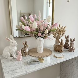 🌸 Decoración de Primavera – Arreglo Floral Moderno
