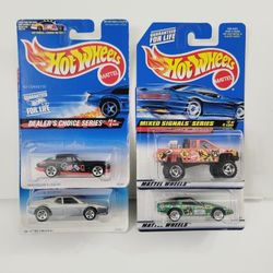 Lot of 4 Hotwheel Cars