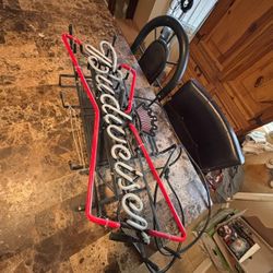 Budweiser Neon Sign Memorabilia 
