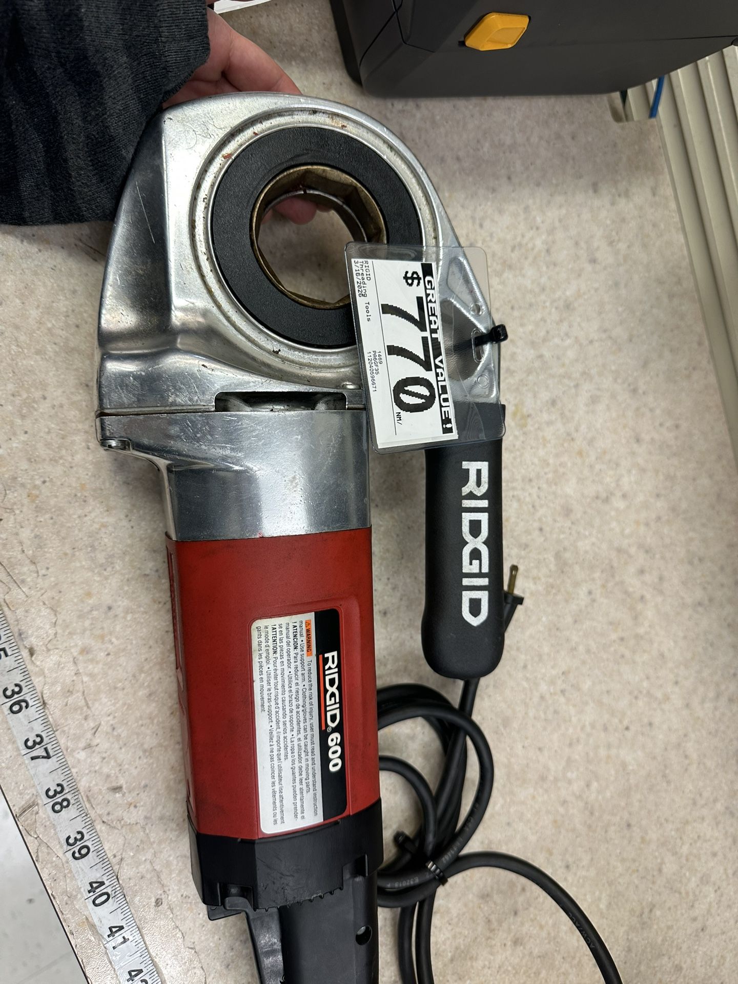 Ridgid 600 | Threading Tool