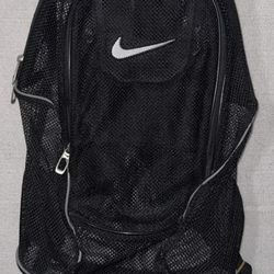 Black Nike Mesh Backpack 