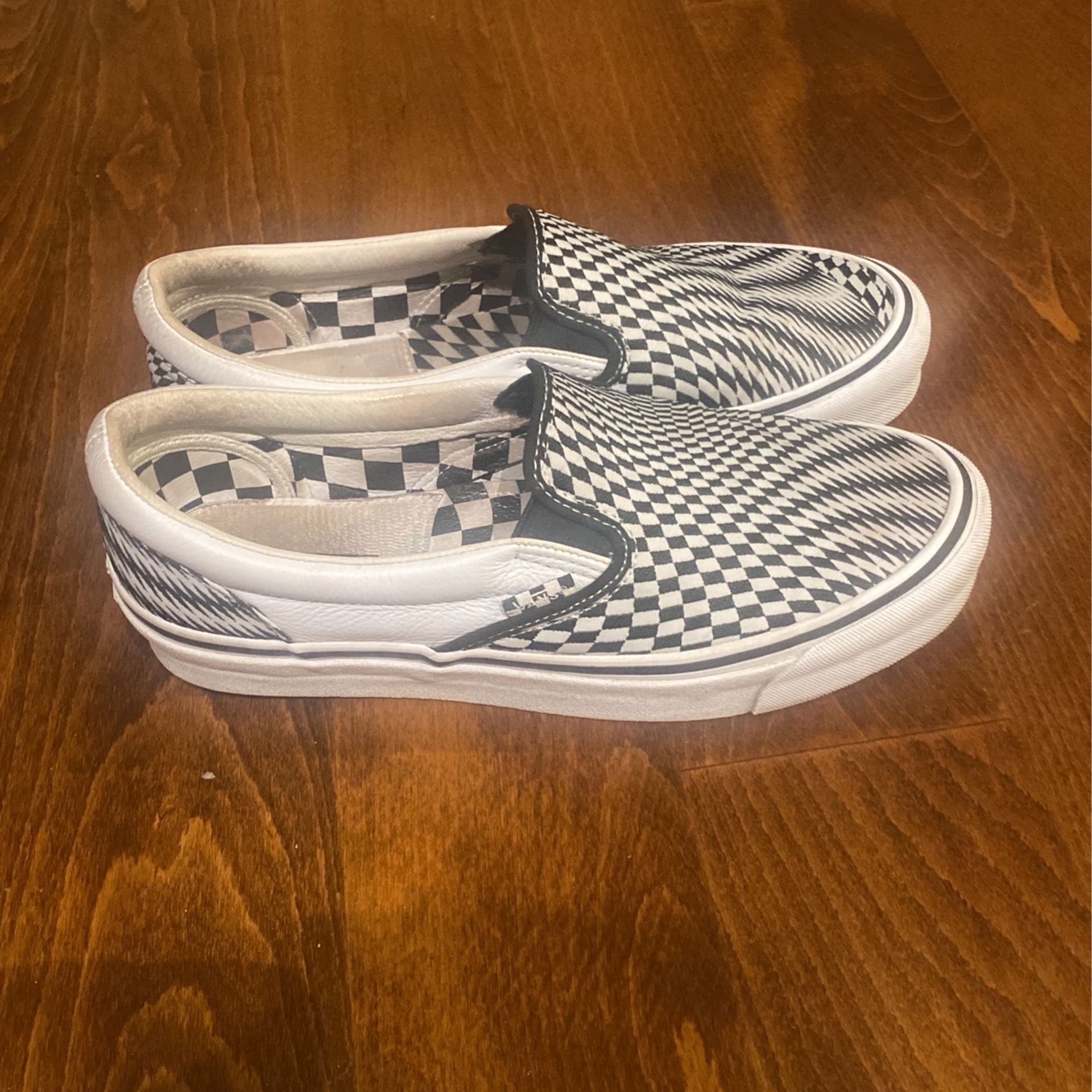 Vans X End. Clothing Slip On Vertigo Rare Size 7.5