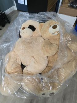 Jumbo Stuffed Dog and Bear