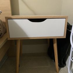 Two Mid Century Bedside Tables 