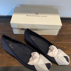 Bandolino Tad Wedge Pumps, Navy - Size 9.5