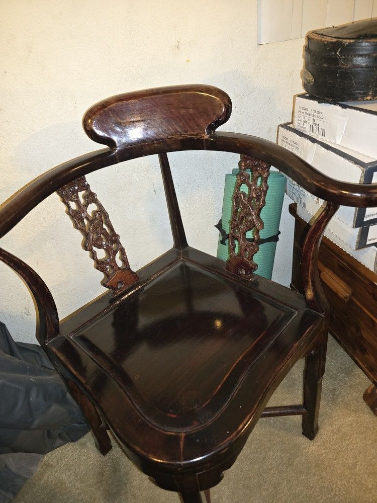 Antique Chinese Rosewood Chair