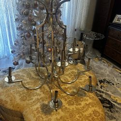 Beautiful chrome/silver chandelier