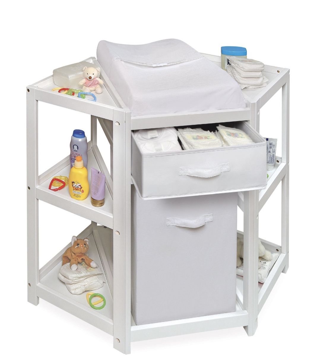 Corner Baby Diaper Changing Table