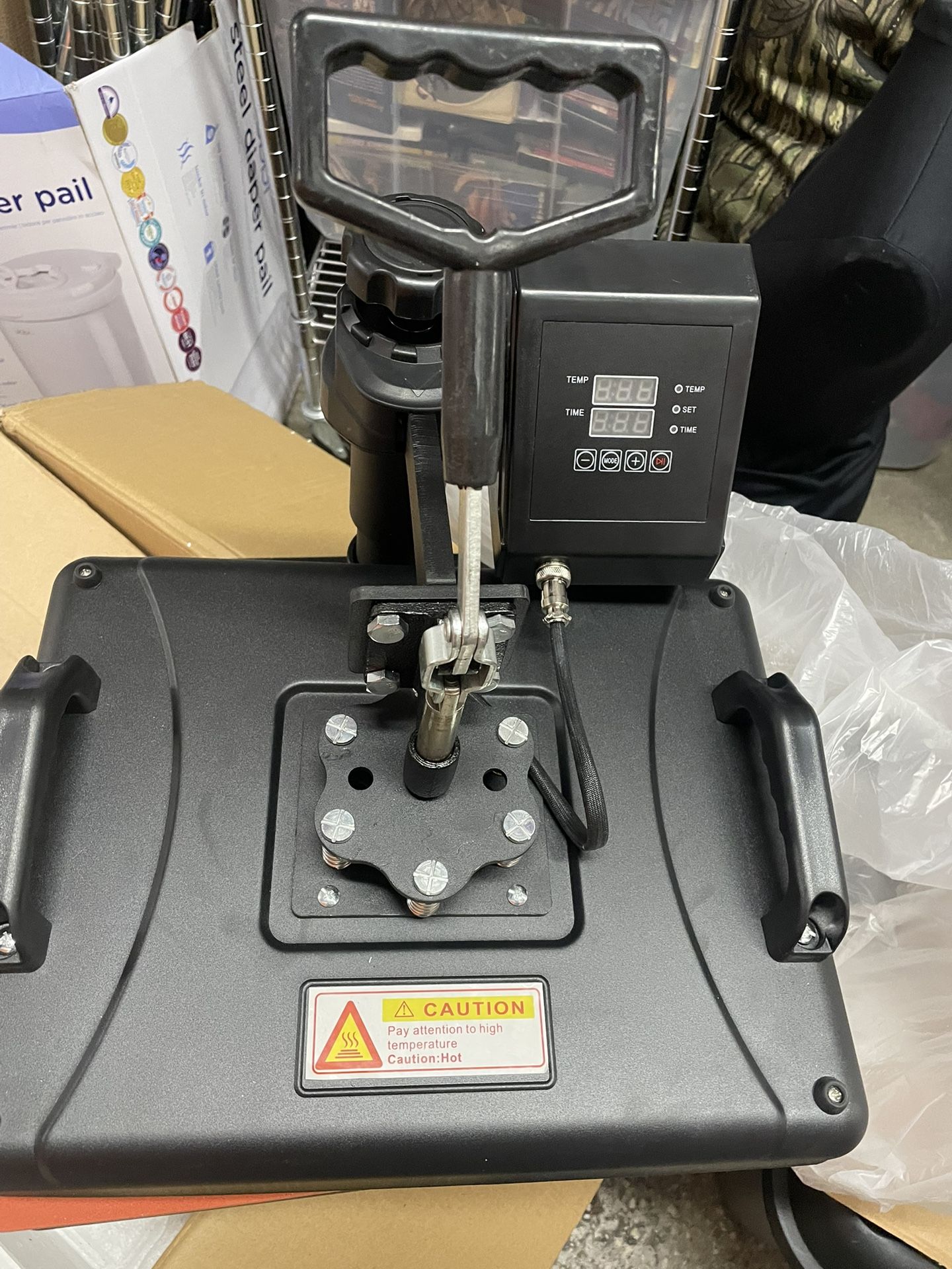 5 In 1 Combo T-Shirt Heat Press Transfer Machine Sublimation Swing Away 15"x15"