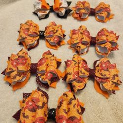 Halloween Hair Bows