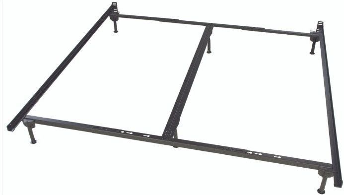 New King Size metal frail metal frame with center support