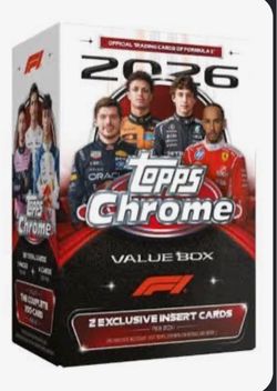 Formula 1 f1 topps chrome 2026 value blaster box
