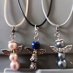 3 Angel Necklaces 