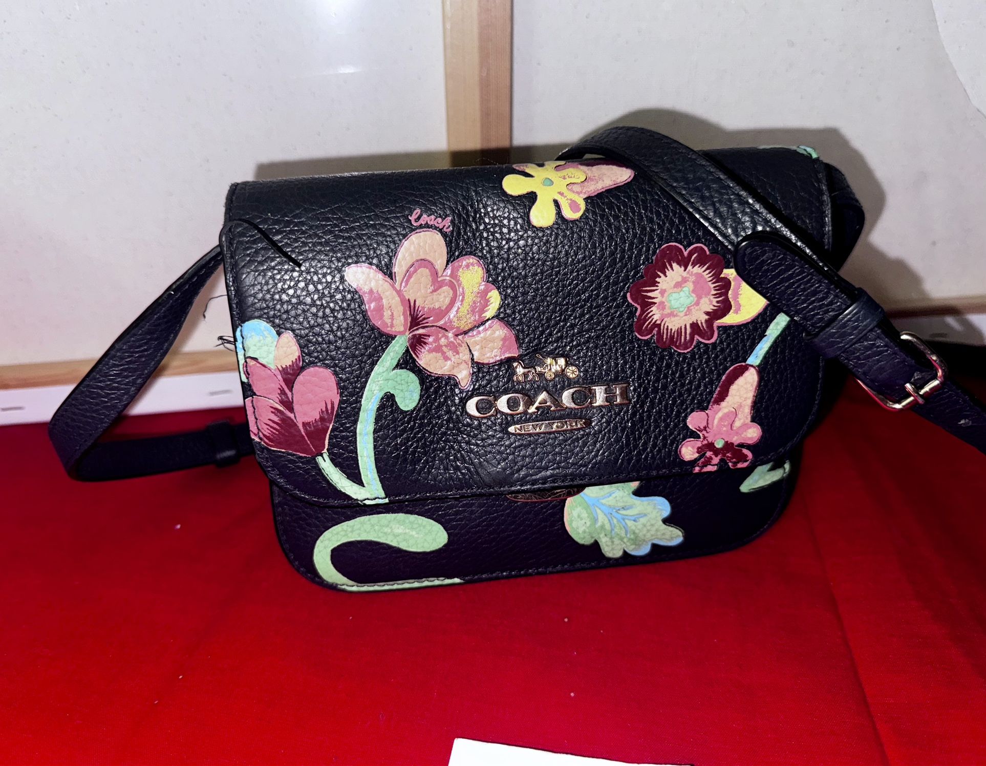 Coach Mini Brynn Crossbody W/ Dreamy Land Floral Print