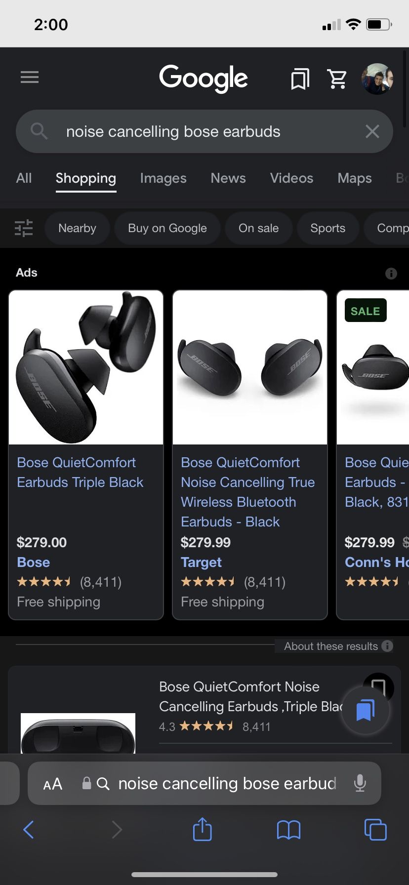 Bose Audio Earbuds