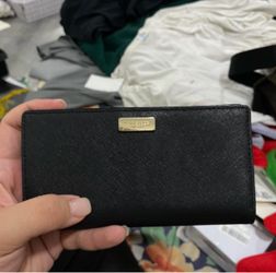 Kate Spade black and gold leather Wallet