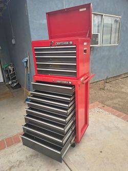 Craftsman tools box Ball bearing drawers..H..60..W..27..D..18