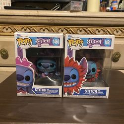 Simba Stitch 1461 & Cheshire Stitch 1460 Funkos Bundle
